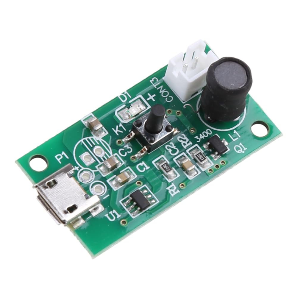 Mini Umidificatore ad aria Nebulizzatore USB Atomizzatore Trasduttore Parte di Atomizzazione Accessori fai da te e Modulo di azionamento PCB (10 Pezzi)