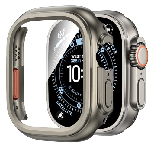 Kamita Waterproof Case for Apple Watch Ultra 3/2/1 Screen Protector 49mm