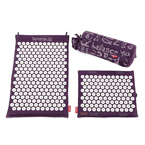 Spoonk H-GIFT PACK Acupressure Eco Mat, Plum Purple cover