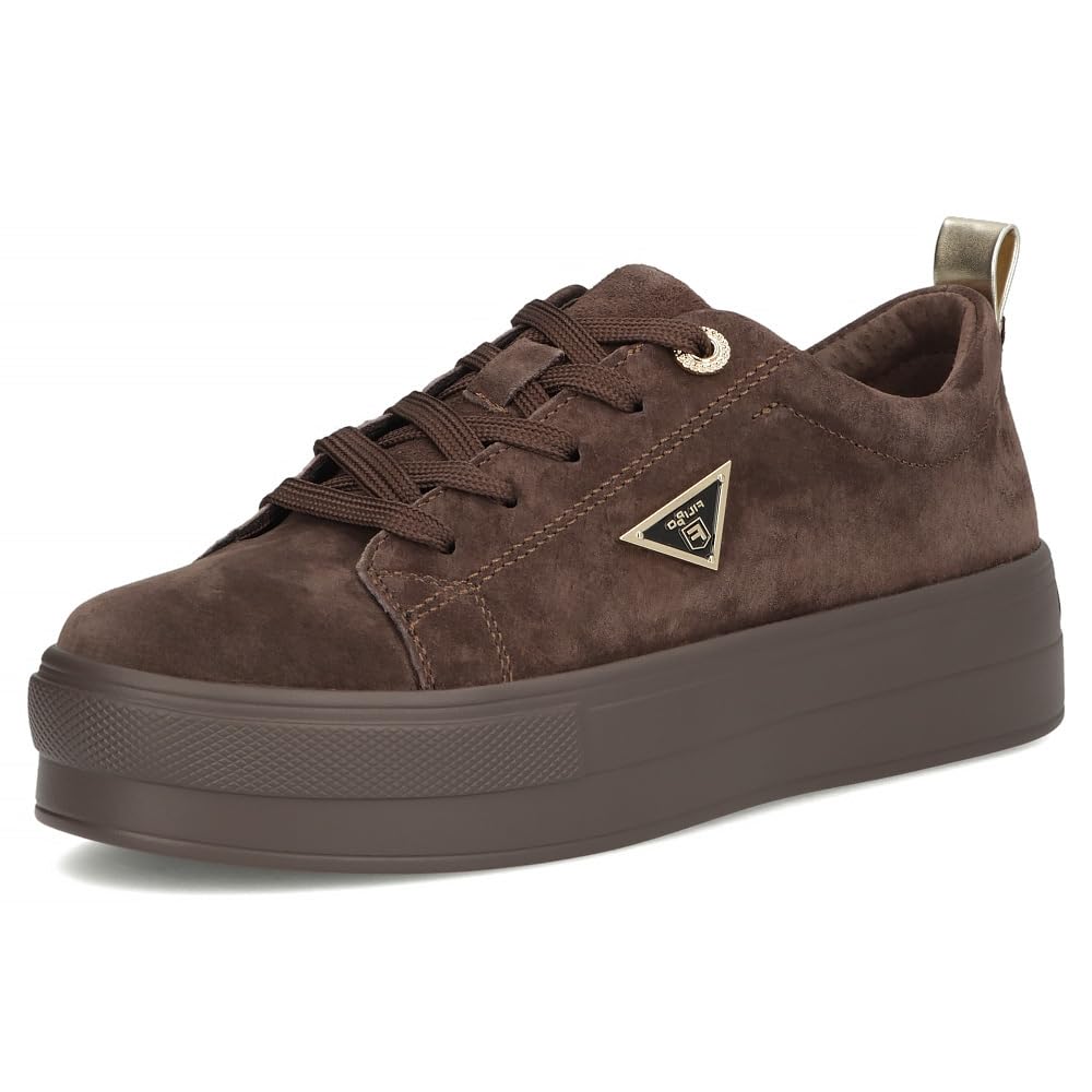 FILIPPO Plateau Sneaker Damen Leder - Schuhe Damen - Halbschuhe | Leicht, bequem, Echtleder, für den Alltag