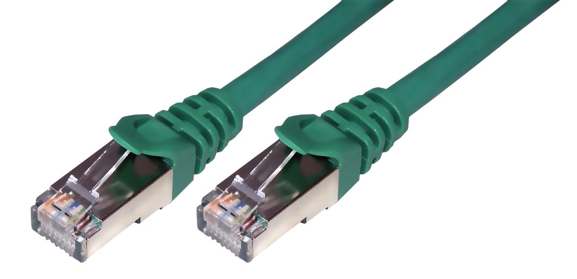 MCL 1m Cat6 F/UTP Patch Cable - Green