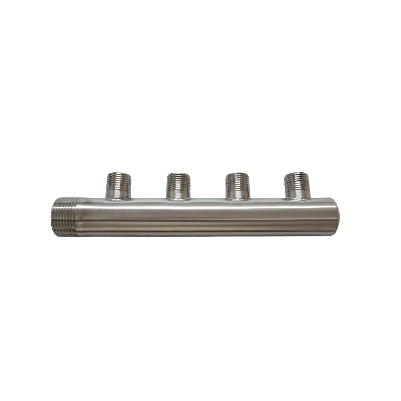 Collettore di distribuzione idraulica dell'acciaio inossidabile, collettore dell'aria dell'acqua 3-6Port Distribution Header, NPT filettato (4ways)
