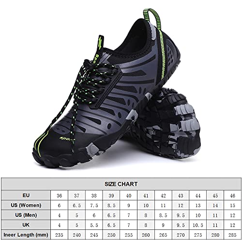 Vicfone Sapatos aquáticos, de secagem rápida e leve, tênis de trekking no rio, tênis esportivos para
