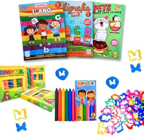 10 Dicas Para Presente de Amigo Oculto para Crianças (Guia 2025) 7 10 Revistinha de Colorir 10 Cx de Giz de Cera 10 Massinhas 10 For...