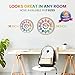Oyster&Pop Extra Large Learning Clock for Kids - 14 Inch Silent Analog Classroom Clock - Kids Room Decor - Makes Teaching Time Easy