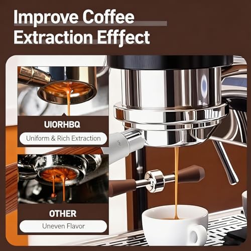 Image of 51mm Portafilter Bottom Stainless Steel with Filter Basket, 3 Ear Design, Reusable Coffee Machine Accessories Compatible with DeLonghi EC680, EC685, EC885, EC9335, and EC9665 Coffee Machines