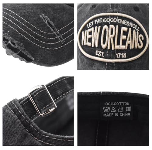 Gorra beisbolera de algodón unisex estilo vintage miniatura 6