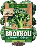 ZenGreens® - Bio Brokkoli Samen - Brokkolisamen - Gemüsesamen für den einfachen Anbau im Garten, Balkon oder Hochbeet