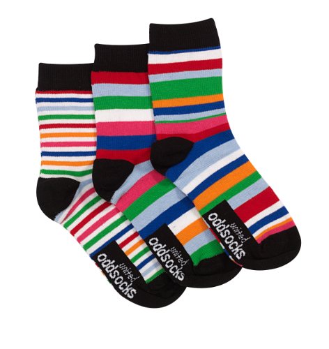 3 pazza calze - Oddsocks Boys9 per bambini
