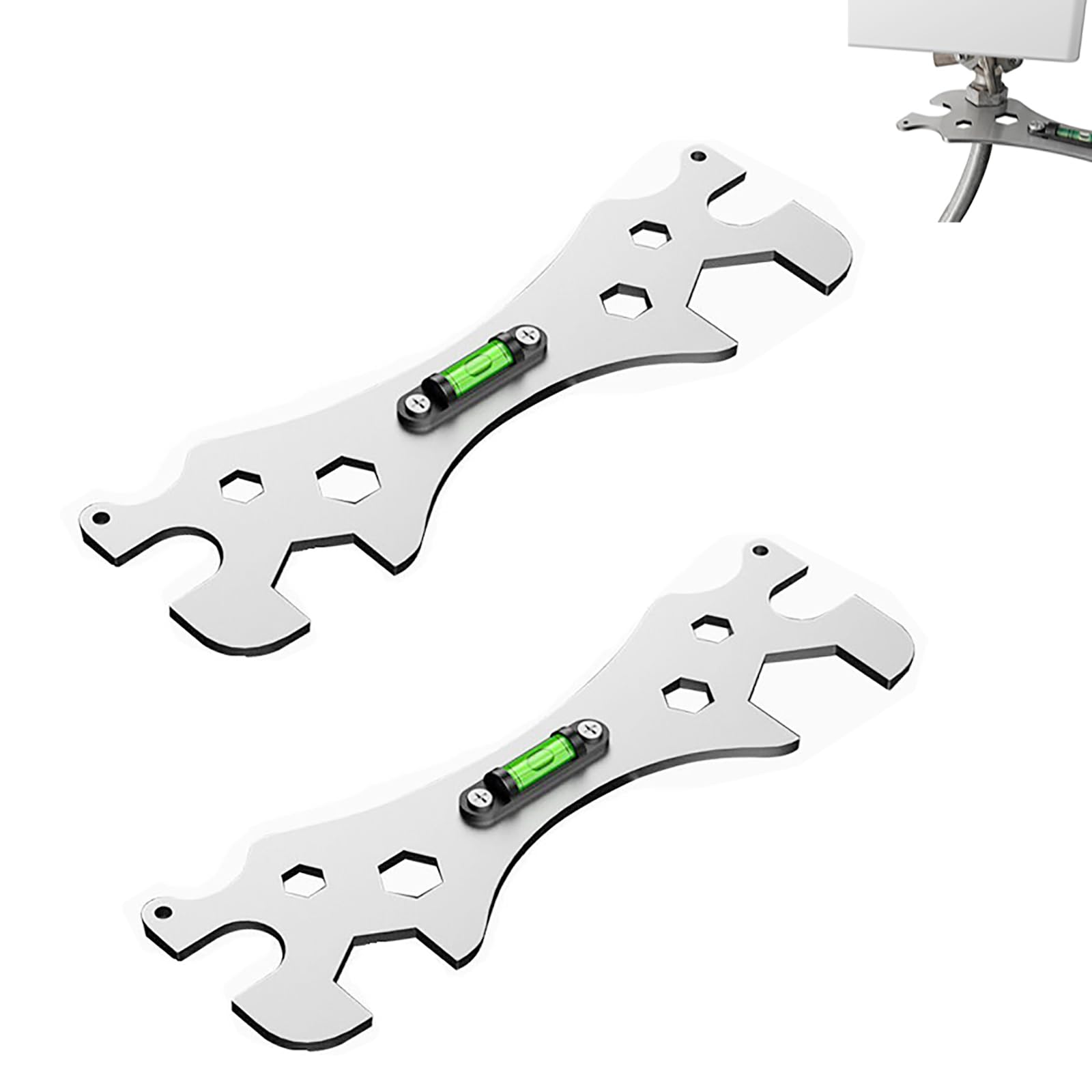 2PCS Clé D'angle Incurvée,Outil De Clé De Douche,Avec Robinet