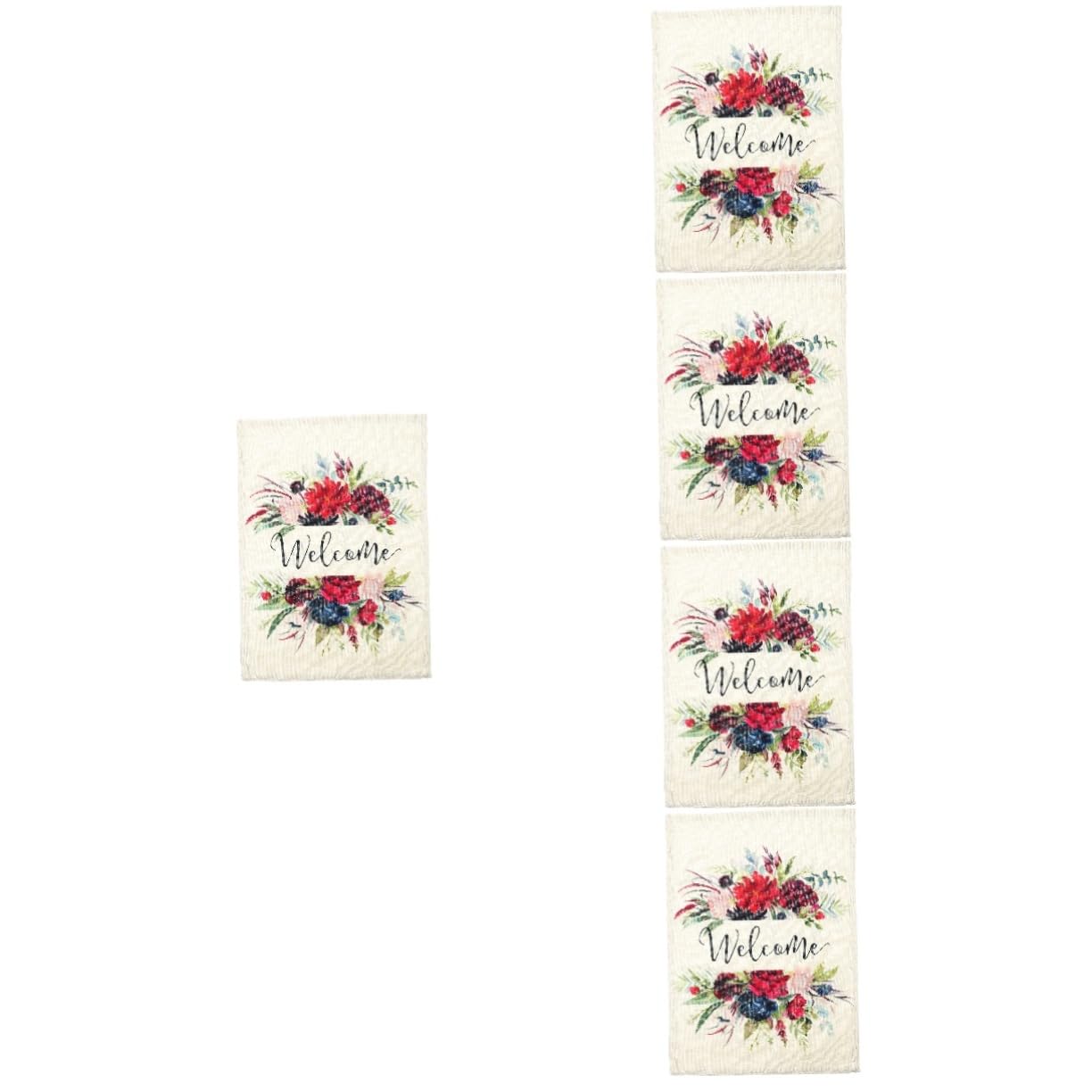 Drapeau de jardin anti-décoloration Kisangel lot de 5 pour remplacer vos décors extérieurs usés