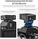 NEEWER Cold Shoe Montage Adapter kompatibel mit DJI Hollyland Rode Wireless Lavalier Mikrofon Empfänger, Anti Drop Mic Zubehör mit einziehbaren Stiften, Metall Kamera Käfig Mount Adapter, UA030