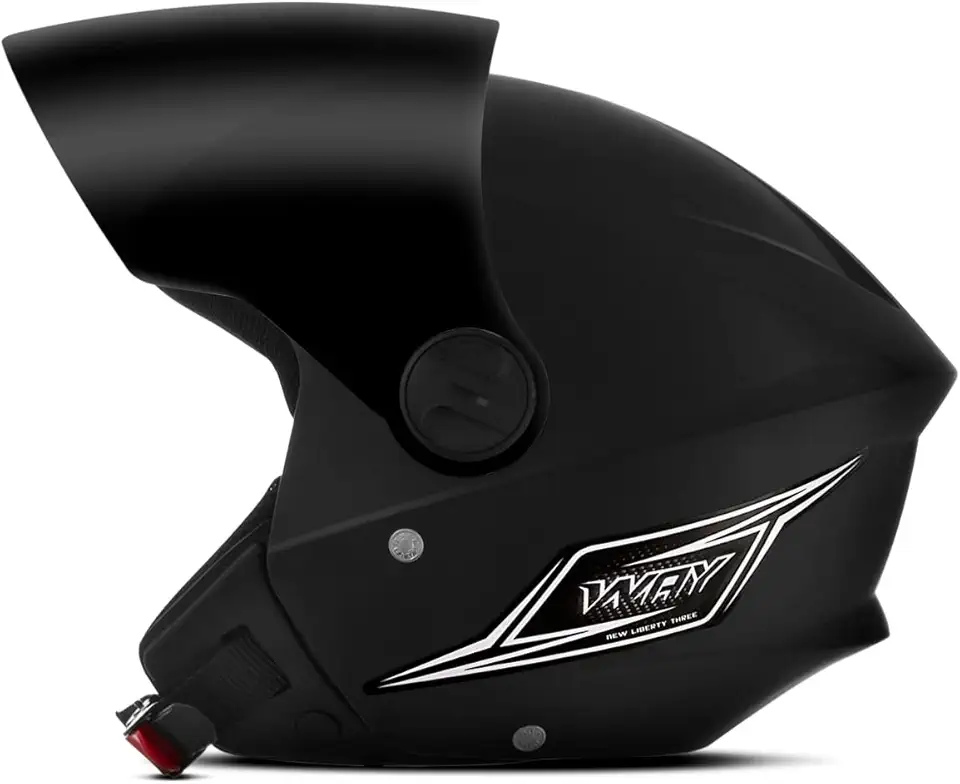 CAPACETE ABERTO MIXS WAY PRETO FOSCO TAM. 58 VIS. FUMÊ