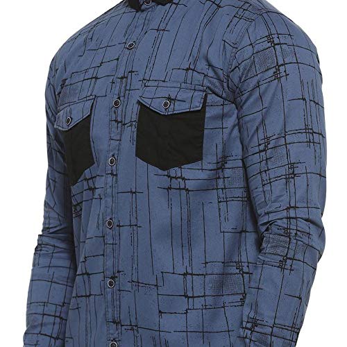 Image of CAHOOT Checkered Men's Full Sleeve Casual Shirt