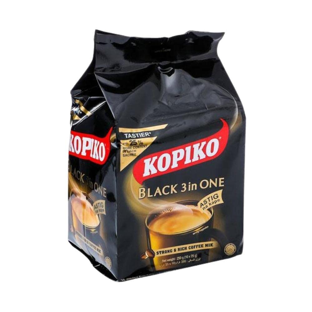 Kopiko black 3 in 1 Strong & Rich Coffee Mix 250g