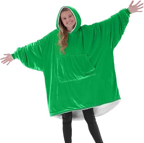 THE COMFY Original  Oversized Microfiber & Sherpa Wearable Blanket, Seen On Shark Tank, One Size Fits All
