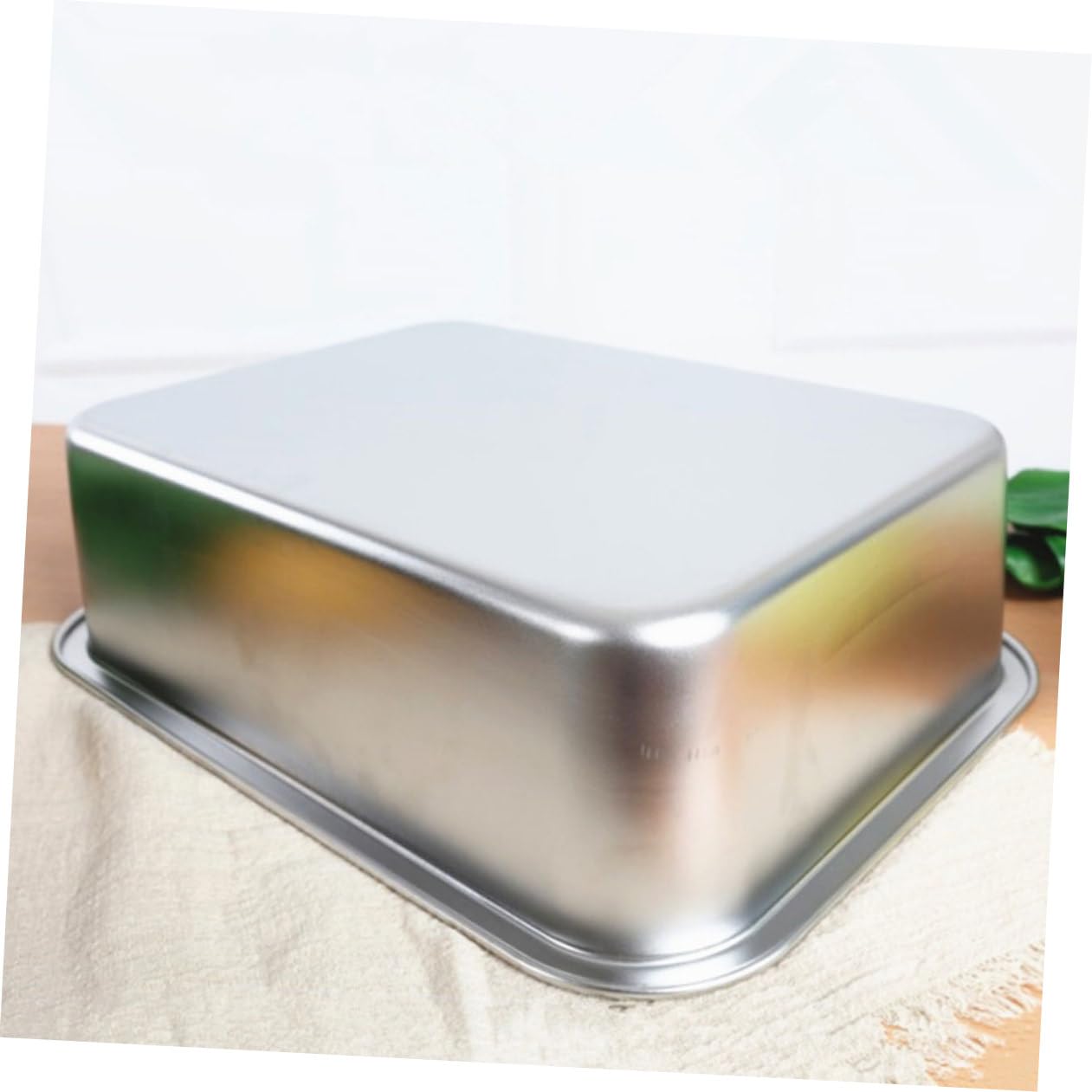 DOITOOL Edelstahlplatte Runde Servierplatte für Grill und Kantine