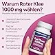 Roter Klee Tabletten 1000 mg | Unterstützt das Hormonelle Gleichgewicht & die Psychologische Funktion | Geeignet für Veganer | 120 Tabletten = 4 Monate Kur | Hergestellt im Vereinigten Königreich