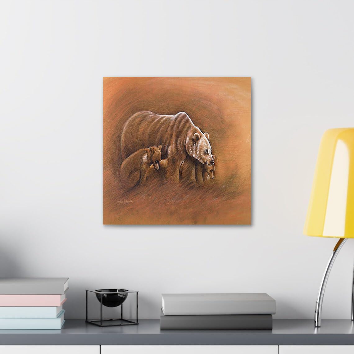 GADGETS WRAP Canvas Gallery Wrap Framed for Home Office Studio Living Room Decoration (10x10inch) - Mato Na Matocincala