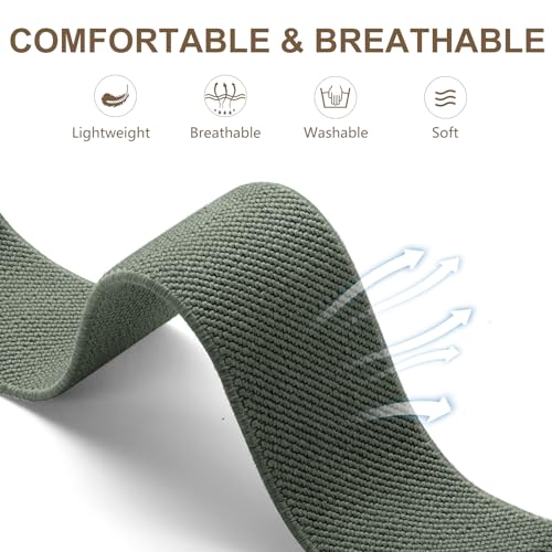 Image of Easuny 5 Pack Stretchy Bands Compatible with Apple Watch 40mm 41mm 42mm 38mm 44mm 45mm 46mm Women, Elastic Fabric Nylon Strap Wristband for iWatch SE 3 2 1 Series 11 10 9 8 7 6 5 4 3 Boho Solo Loop