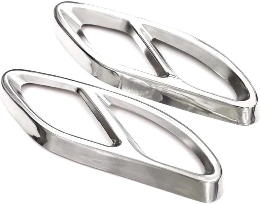 Spare Parts Black Sliver Exhaust Tip Muffler Pipe Cover For A Class W176 B Class W246 W212 W213 W205 X253 C180 C200 Tail Pipe