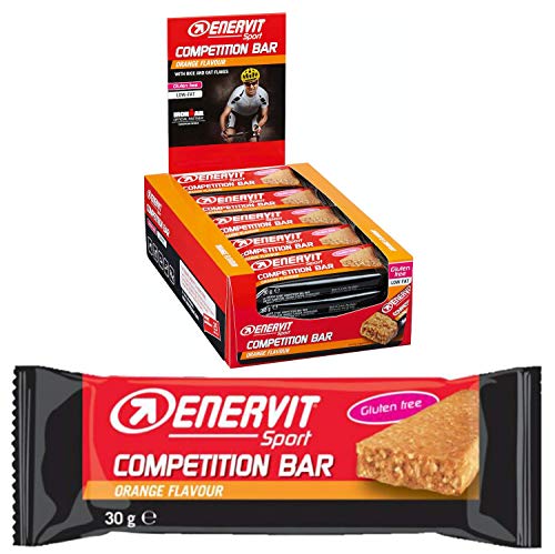 Enervit Power Sport Competition | Packung mit 25 Barrette | Geschmack: Orange