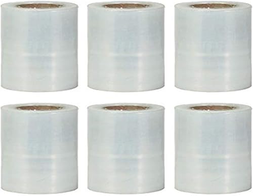 Ox Plastics - Rollo de película transparente para paletas (calibre 80, resistente, autoadherente y gran encogimiento, para muebles, industrial,