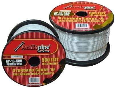 Audiopipe Ap16500wh 16 Gauge 500Ft Primary Wire White