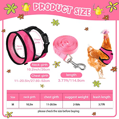 8 pieces chicken leash chicken harness and hat for hens funny chicken accessories adjustable duck harness and leash hat with elastic chin strap for hens duck goose parrot small pets 2 8 pieces chicken leash chicken harness and hat for hens funny chicken accessories adjustable duck harness and leash hat with elastic chin strap for hens duck goose parrot small pets - image 3