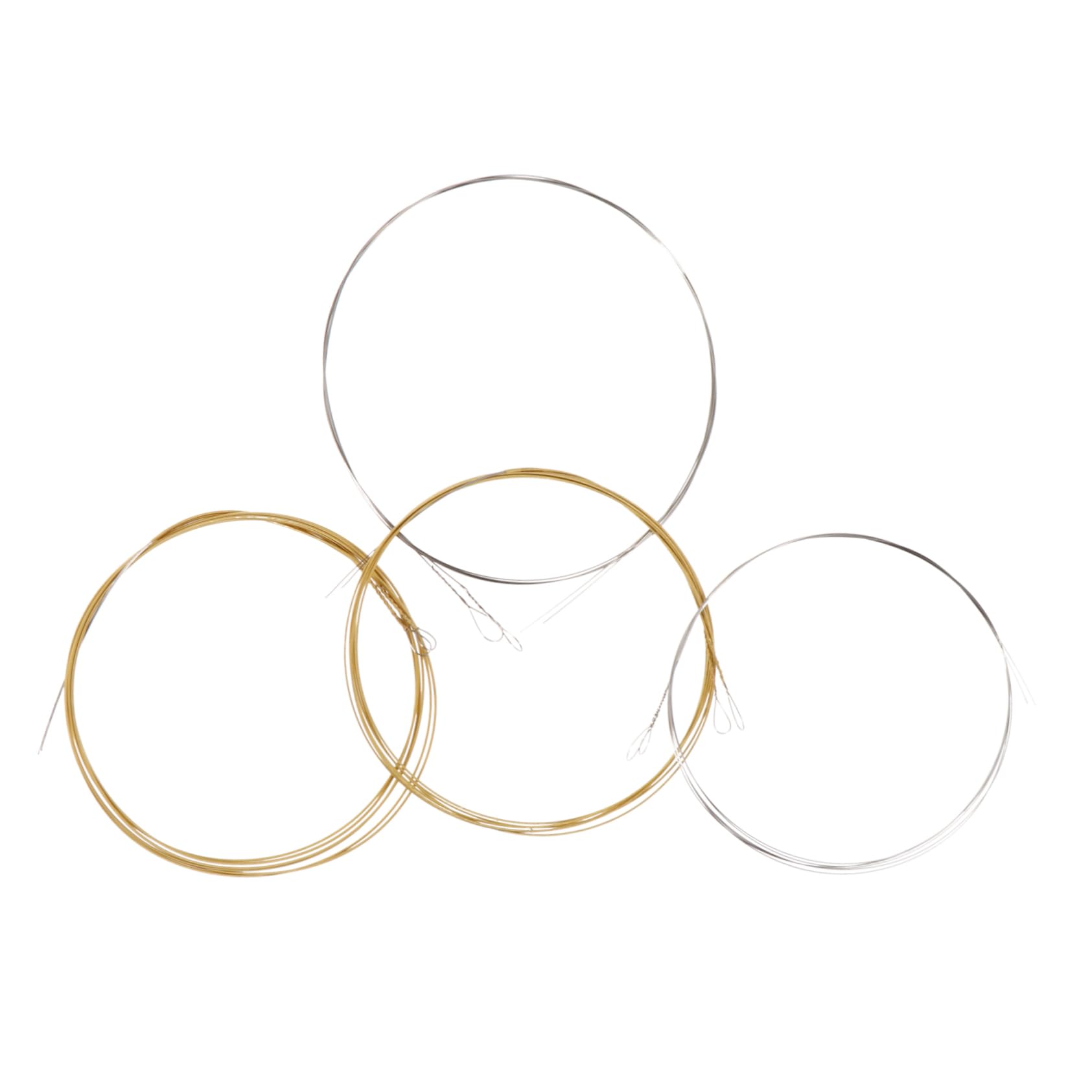 Levemolo 4pcs Mandolin Replacement Strings Premium Bright Smooth Strings for Mandolin Accessories