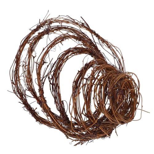 LOORGVEL Rattan zweiggirlande Schlangenform DIY Dekoration Kranz...