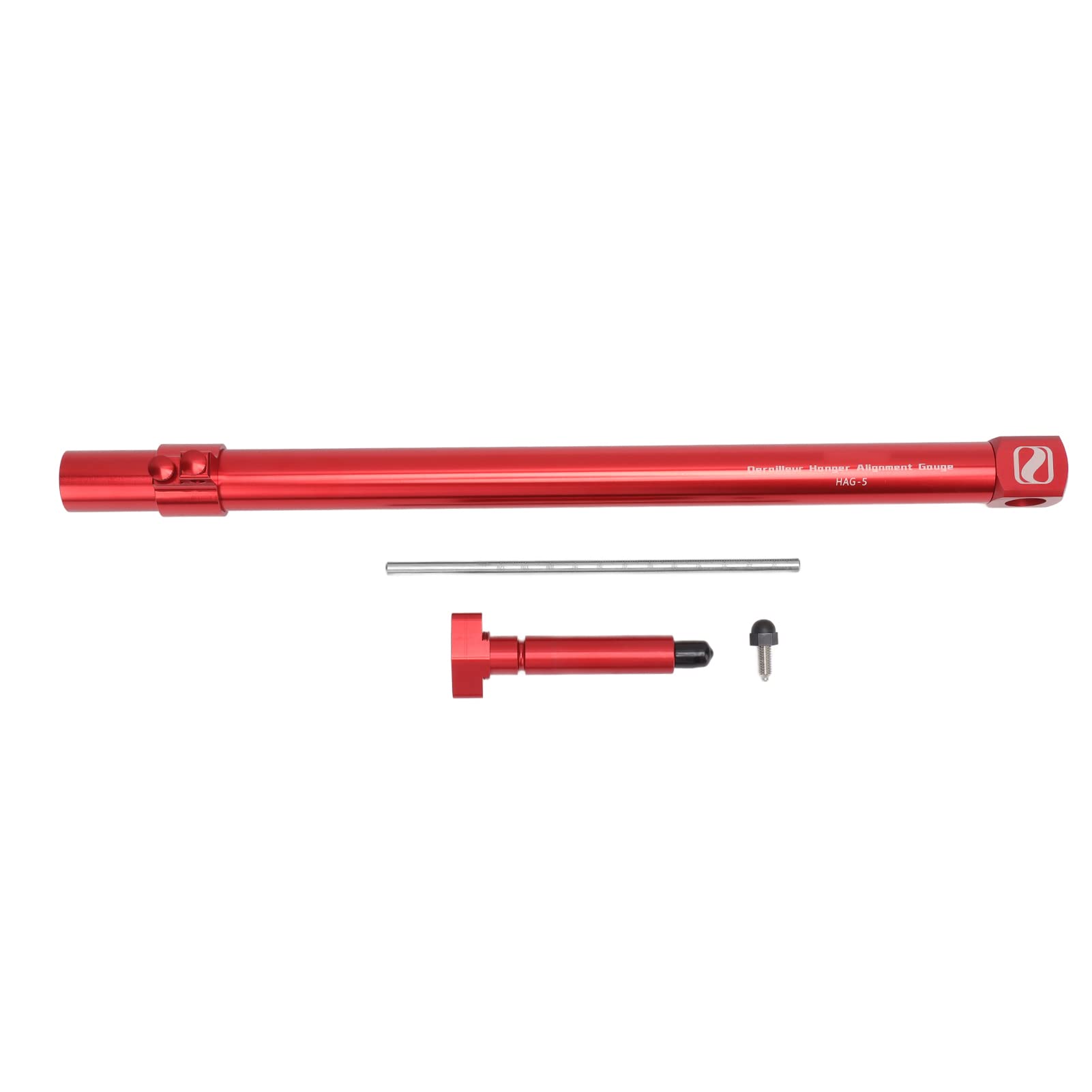Hztyyier Outil d'alignement de Dérailleur de Vélo Rotation à 360 ° Outil d'alignement de Dérailleur de Longueur 400mm Alliage d'aluminium pour l'entretien