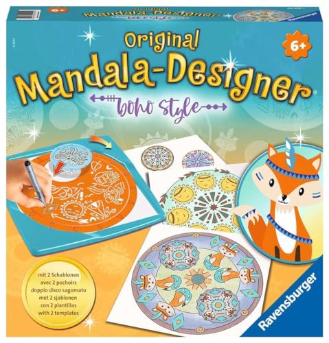 Ravensburger Mandala Designer Boho Style 20019, Zeichnen Lernen für Kinder...