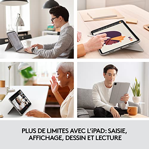 Logitech Combo Touch iPad Pro 12.9 Sable - vue 5