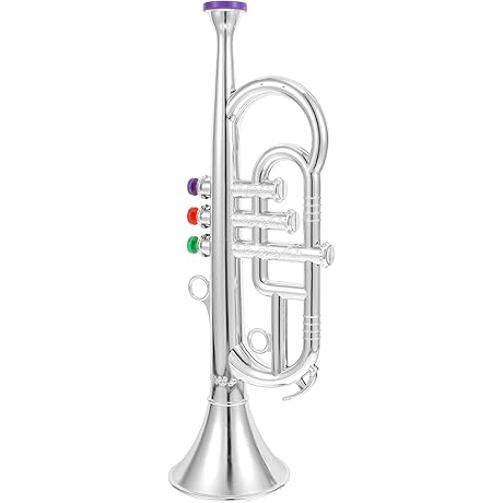Toyvian Kids Trumpet, Silver Beginner Trumpet for Kids Ages 10-17 Beginners