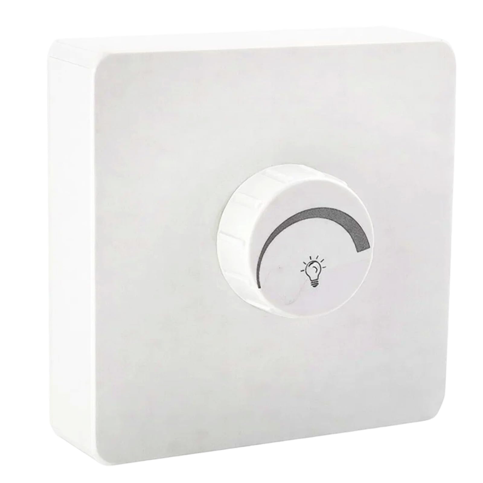 230V LED Dimmer - Regulator Przycisków Do Oświetlenia LED I Żarówek, Regulator Jasności Mocy 1-400W (biały))
