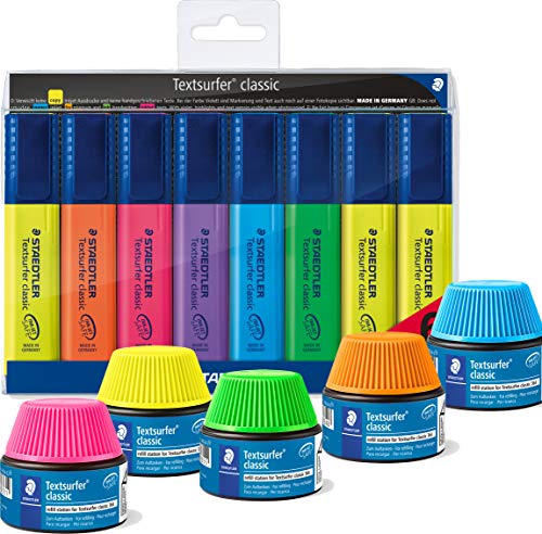 Staedtler 364-5 Textsurfer Classic Textmarker, Keilspitze