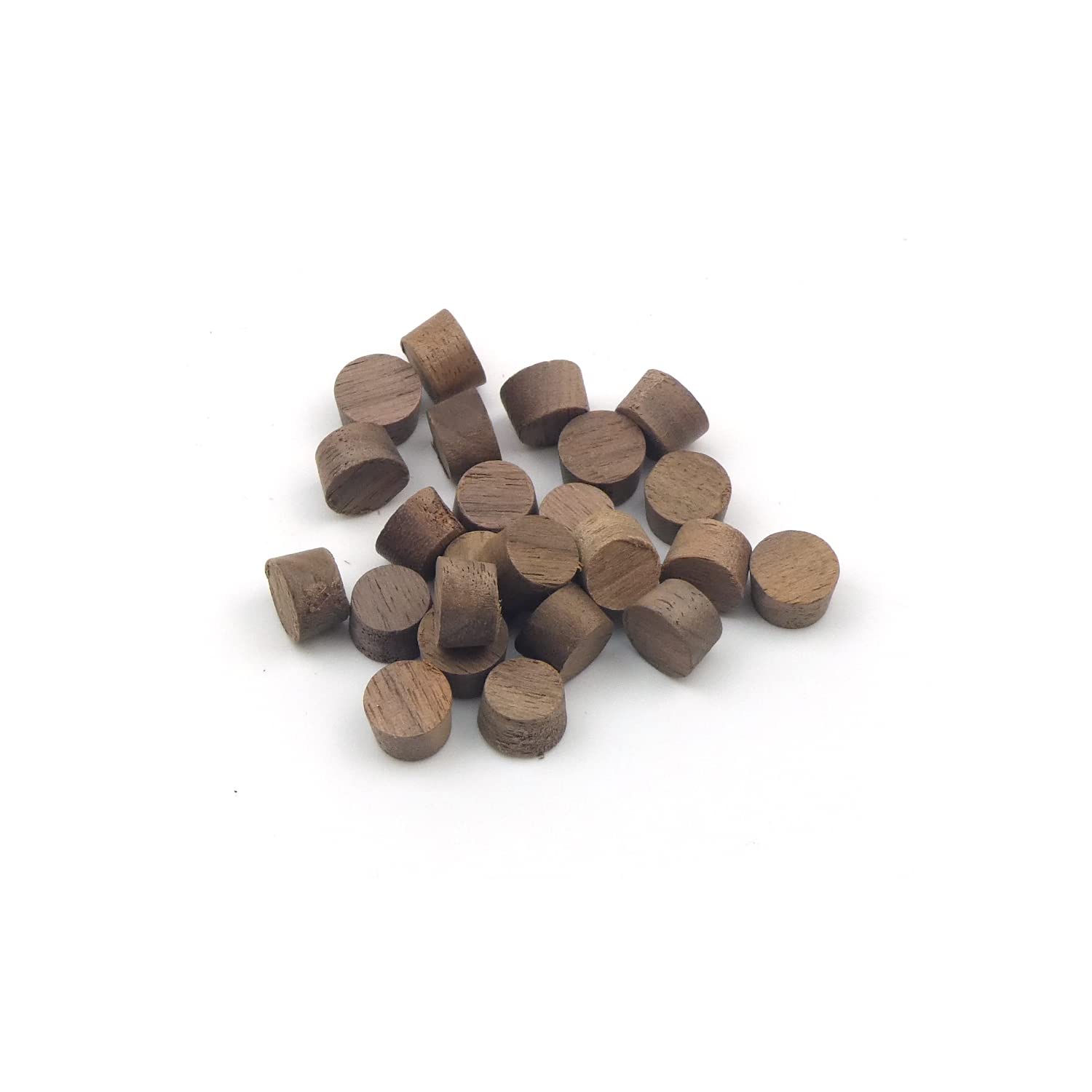 10mm Walnut Flat Head Cross Grain Plug - Pack of 25