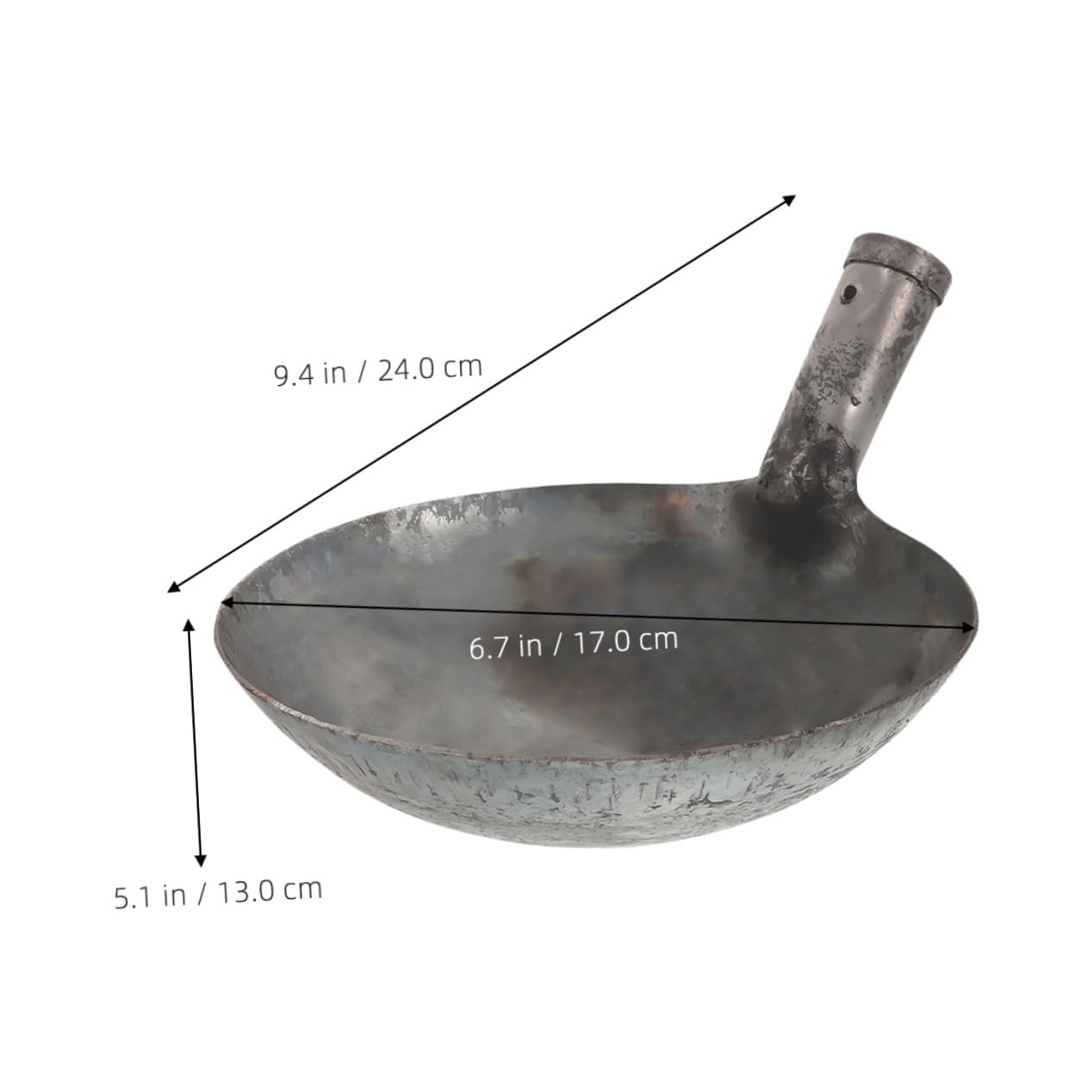 Supvox Eisenkelle Wasserschöpfer für Garten und Küche Tragbare Gießschaufel mit Ergonomischem Griff Multifunktionale Handwerkzeug für Gartenpflege und Außenküche
