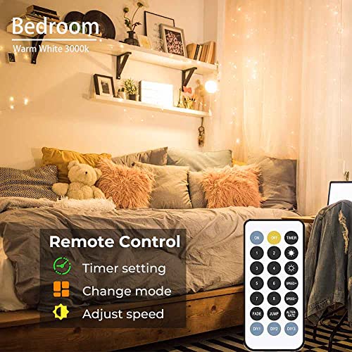 Cocoselected Twinkle Fairy Lights Indoor,66Ft 200Led String Lights With Usb Plug In,Decorative Lights For Boho Aesthetic, Room Decor Teen Girls thumb #2