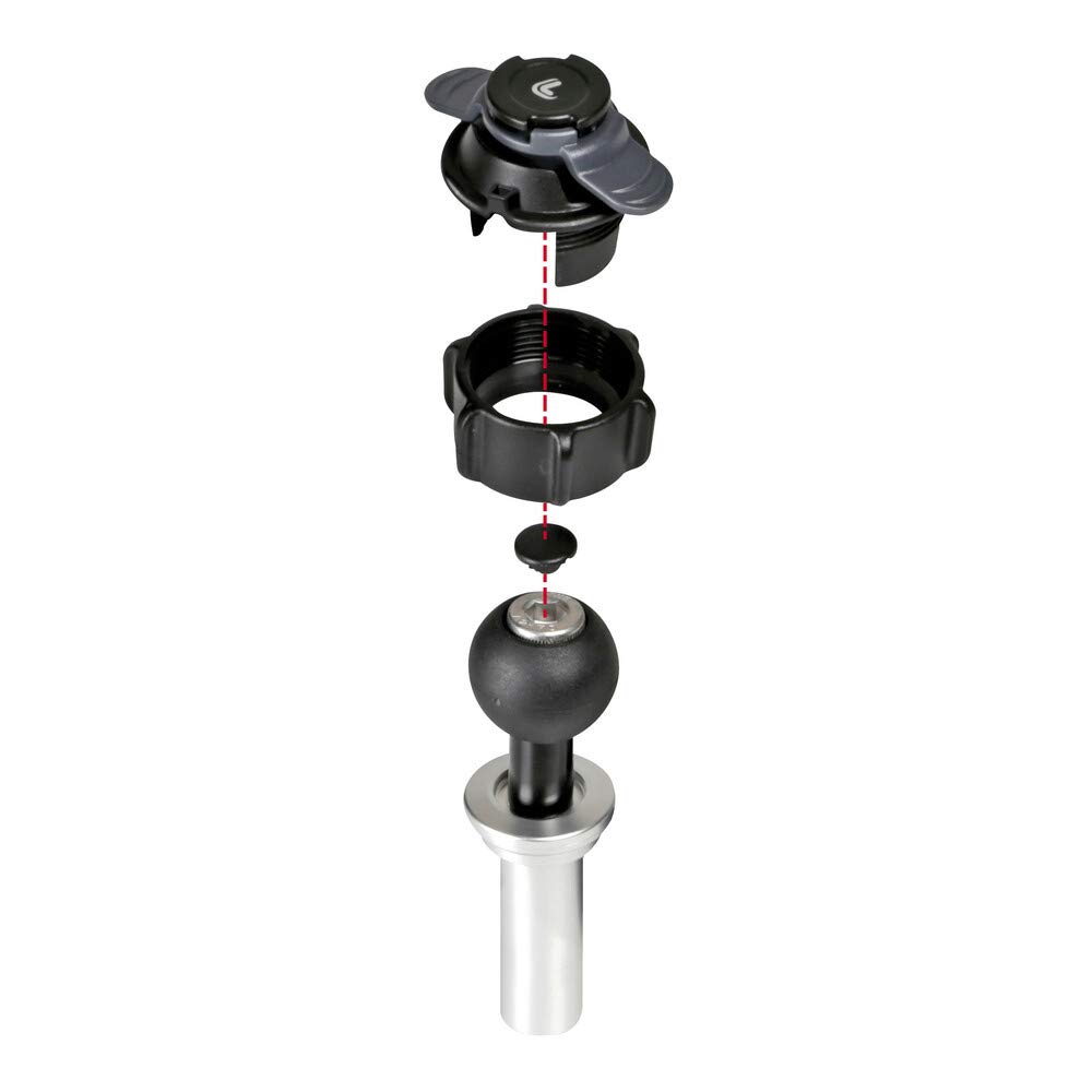 Lampa 90558 Opti Tube, Attacco per canotto di sterzo Moto - Ø 13,5-14,7 mm Compatibile con custodie Opti Line