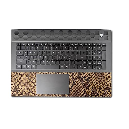 Image of MightySkins Carbon Fiber Skin Compatible with Alienware M18 R1 (2023) Full Wrap Kit - Rattleskin | Protective, Durable Textured Carbon Fiber Finish | Easy to Apply & Change Styles | Made in The USA