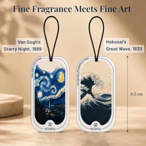 Image of Nytarra Premium Car Perfume Aqua Drift | Spray with Reusable Hanging Card | No Gas Formula, 100% Pure Liquid | 30 ml, 300+ Sprays | Long Lasting Car Fragrance