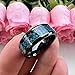 TUTISS 8mm Black Tungsten Wedding Bands for Men Women Galaxy Opal Inlay Fashion Engagement Rings Beveled Polished Shiny Comfort Fit Size 14.5