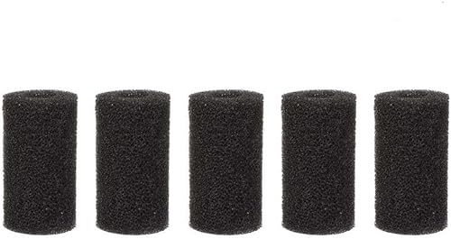 5 esponjas de filtro de acuario, esponjas de prefiltro de acuario, filtro de esponja de admisión, filtro de espuma para tanque de peces de agua