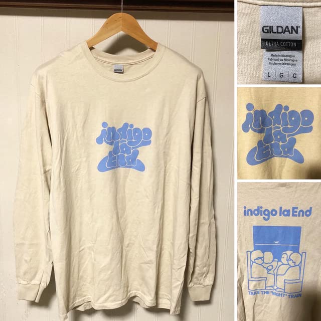 indigo la End 夜行ロンＴ Amazon.co.jp: 限定品 indigo la End 夜行ロンT 川谷絵音 L
