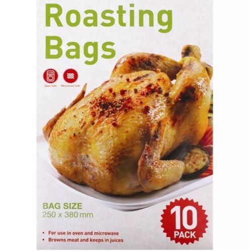 10 x Chicken Roasting Bags Freezer Boil In The Bag Oven Microwave Poultry Meat.