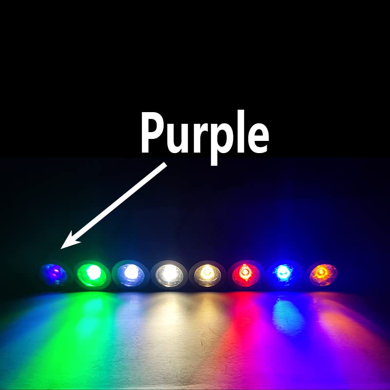 USB Microscope Dual Gooseneck Spot Light, Microscope Light Source Illuminator Lamp Spotlight with Clamp Flexible Clip LED Light Stereo Microscope HDMI Digital Camera Repair Soldering (Purple)