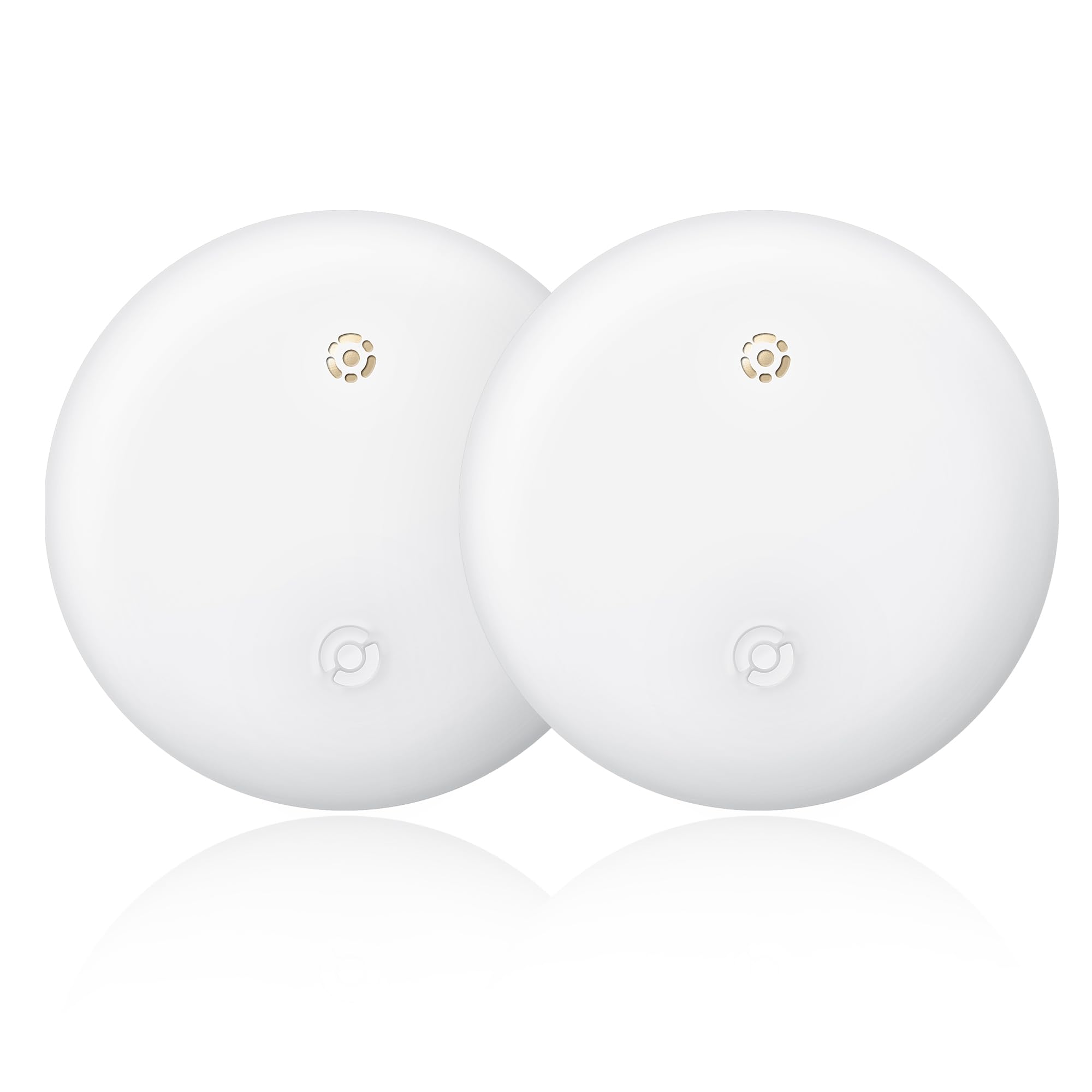 Confezione da 2 Smart Air Tracker per Apple Find My (solo iOS), localizzatore di chiavi per bagagli, portafogli, biciclette e altro ancora, impermeabile IPX6, viene fornito con 2 cordini in