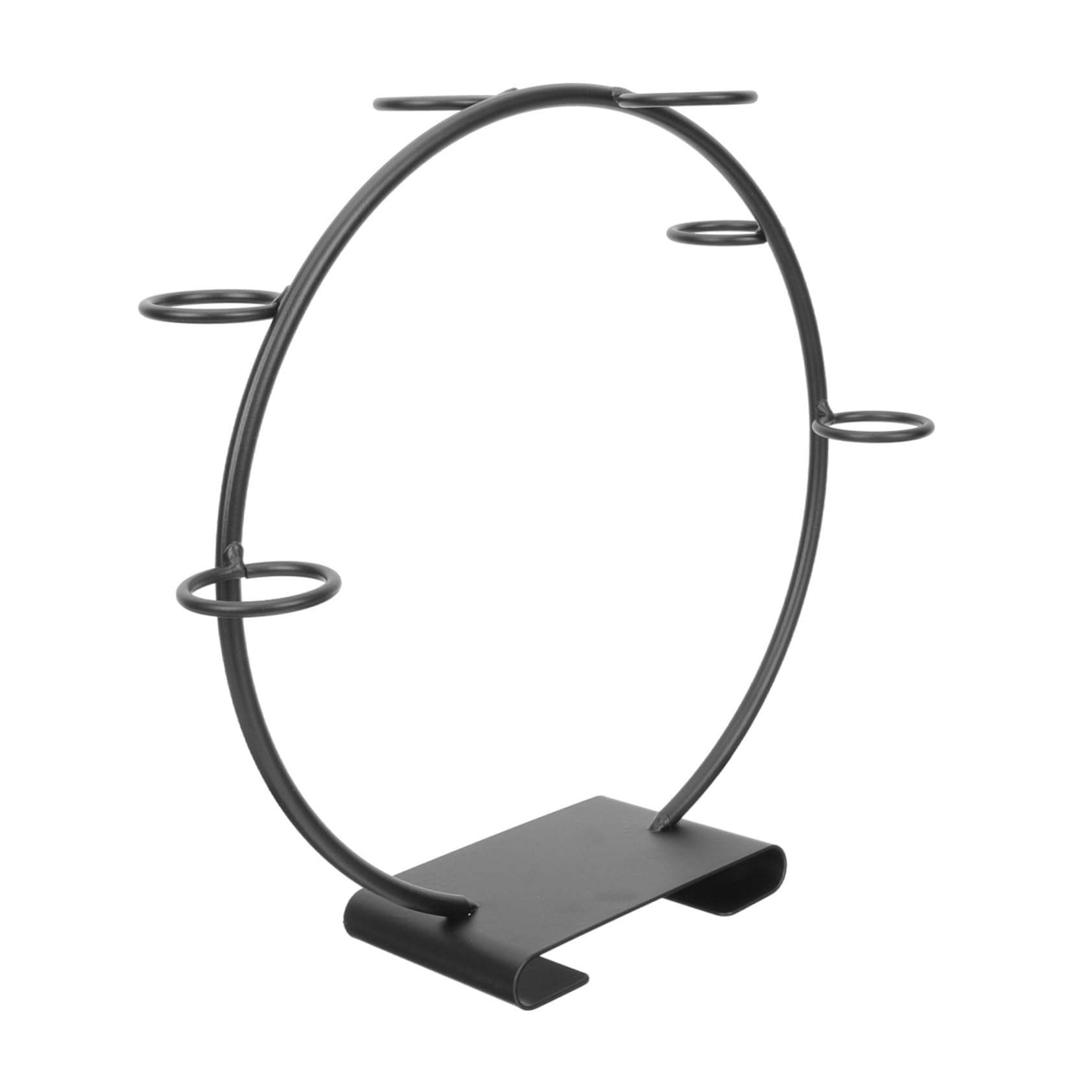 Support Cornet Glace Noir pour Rack Porte Cônes Pratique pour Mariage Banquet Boutique Dessert et Buffet